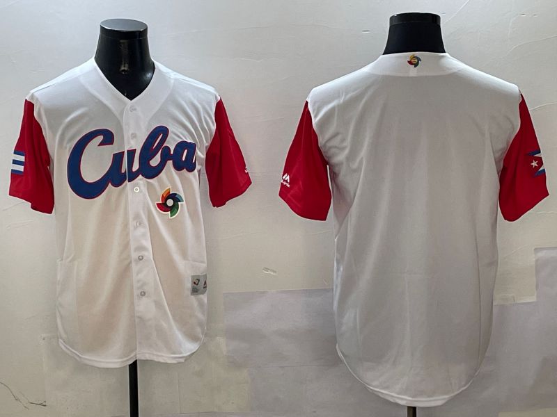 Men 2025 World Cup Blank White Nike MLB Jersey style 3261->more jerseys->MLB Jersey